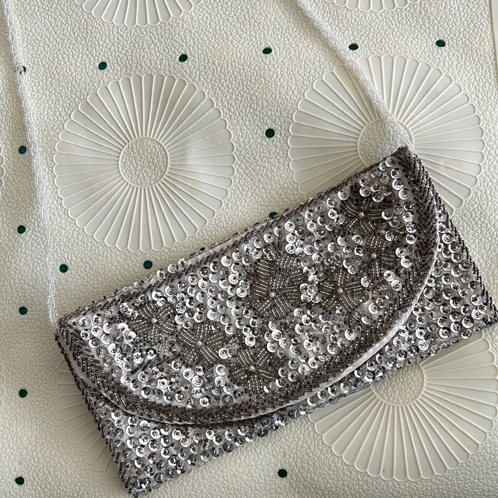 Embellished evening purse